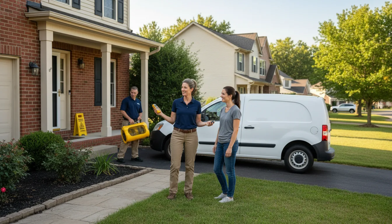Water restoration image for Fire And Smoke Damage Restoration in Foley, MN